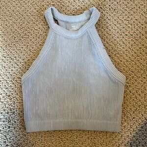 Aerie Superchill Seamless High Neck Bra Woman’s Top!